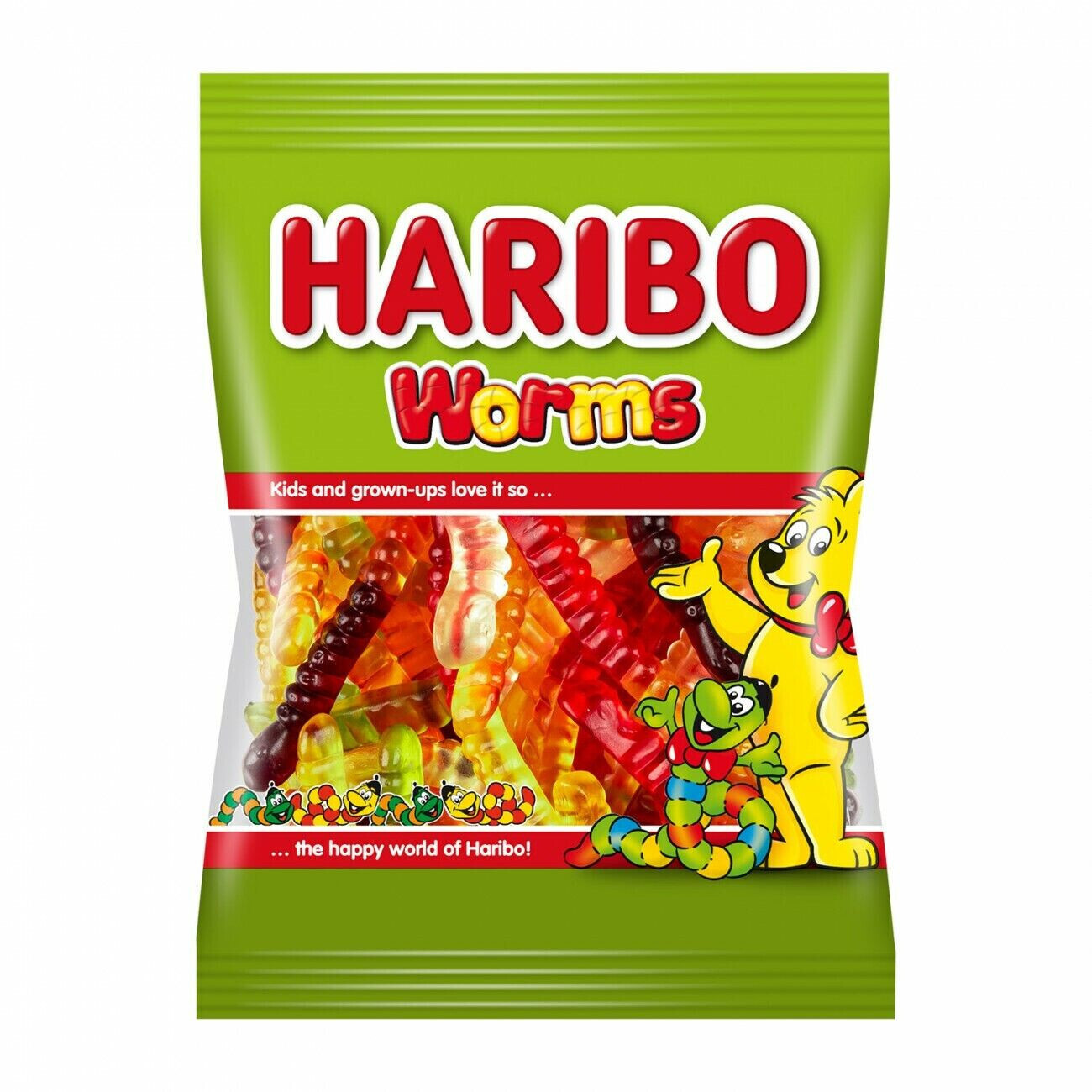 Haribo Worms (Halal) (24x80g)