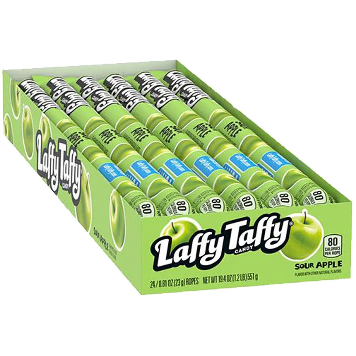 Laffy Taffy CANDY SOUR APPLE (24X23g)