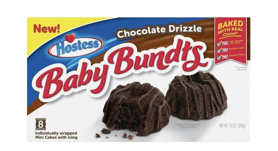 Hostess Baby Bundts Chocolate 6x284g