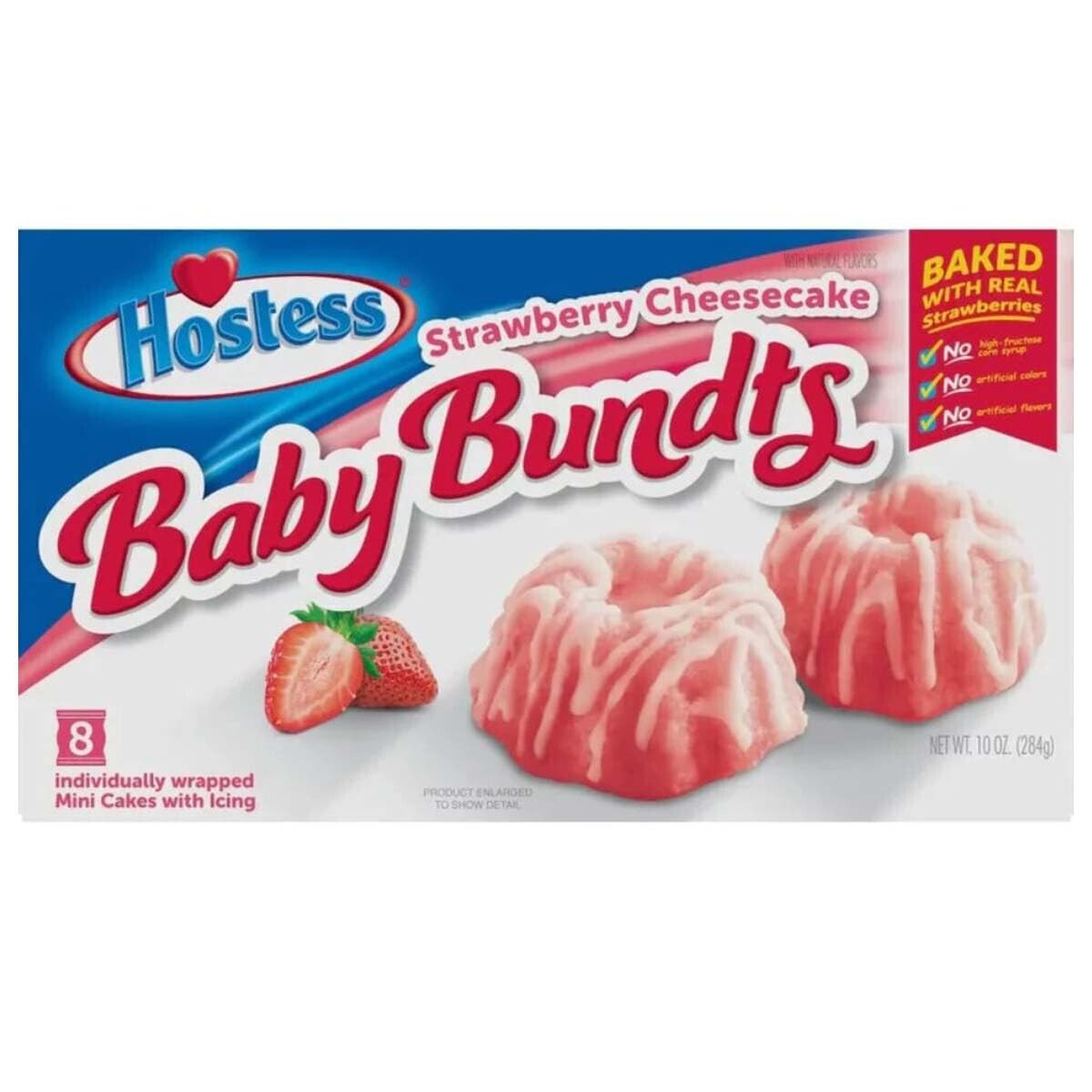 Hostess Baby Bundts Strawberry 6x284g