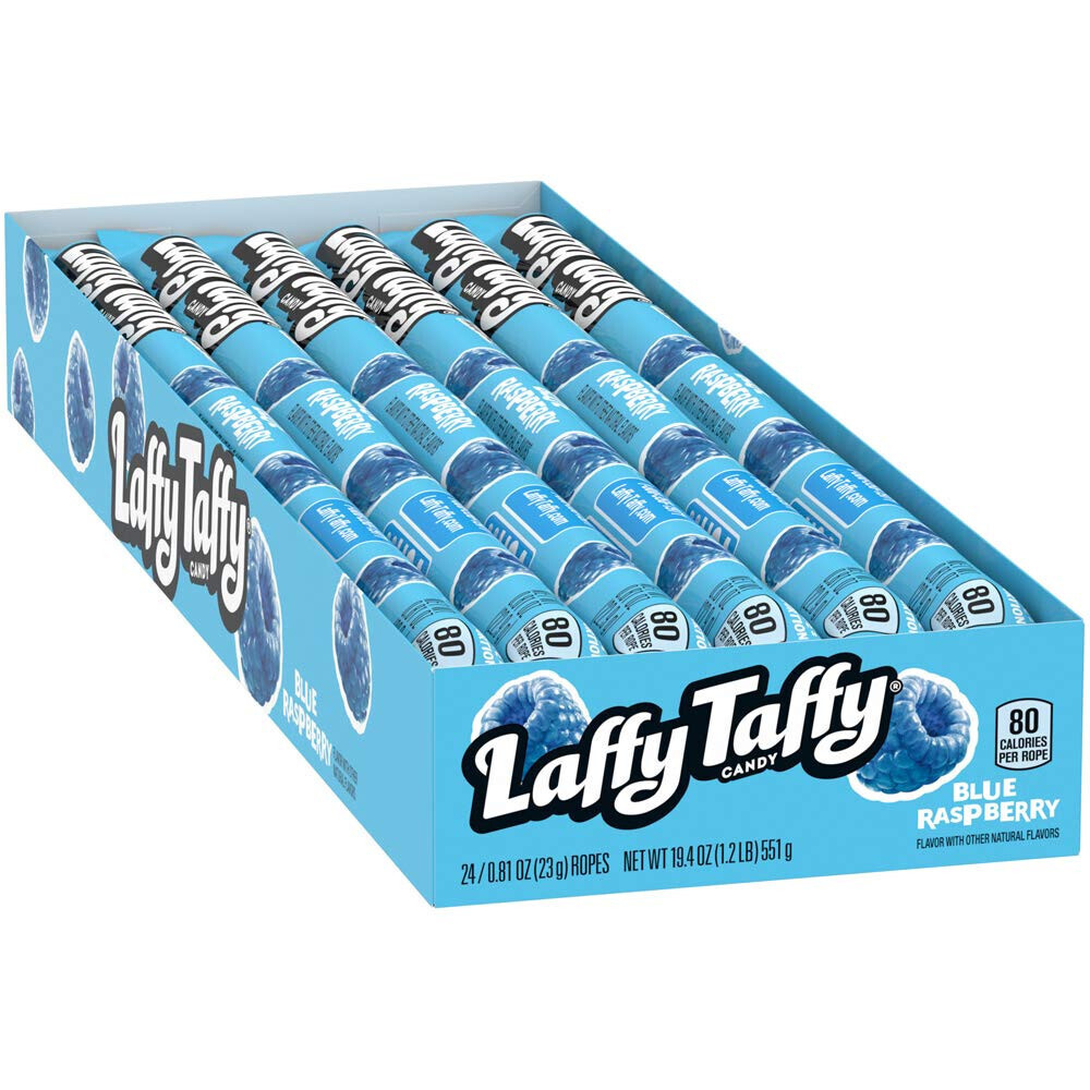 Laffy Taffy CANDY BLUE RASPBERRY (24x22.9g)