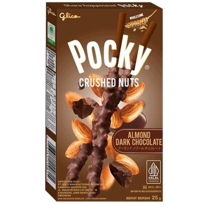 Pocky Crushed Nuts Almond 10x25g