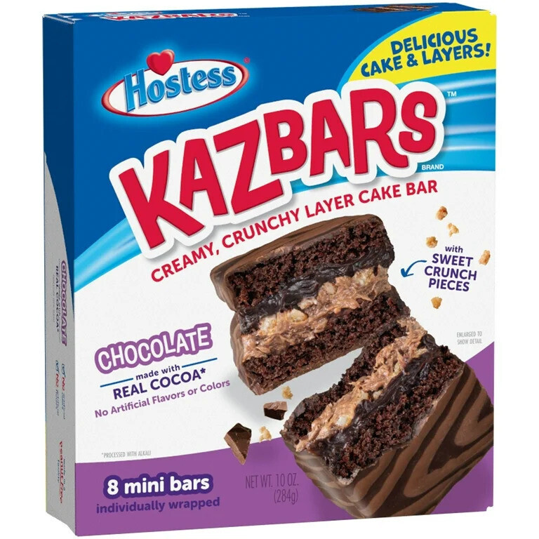 Hostess Chocolate Kazbars 6x284g