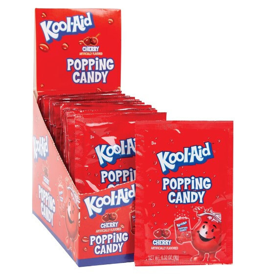 Kool-Aid POPPING CANDY CHERRY ARTIFICIALLY FLAVORED (20X9g)