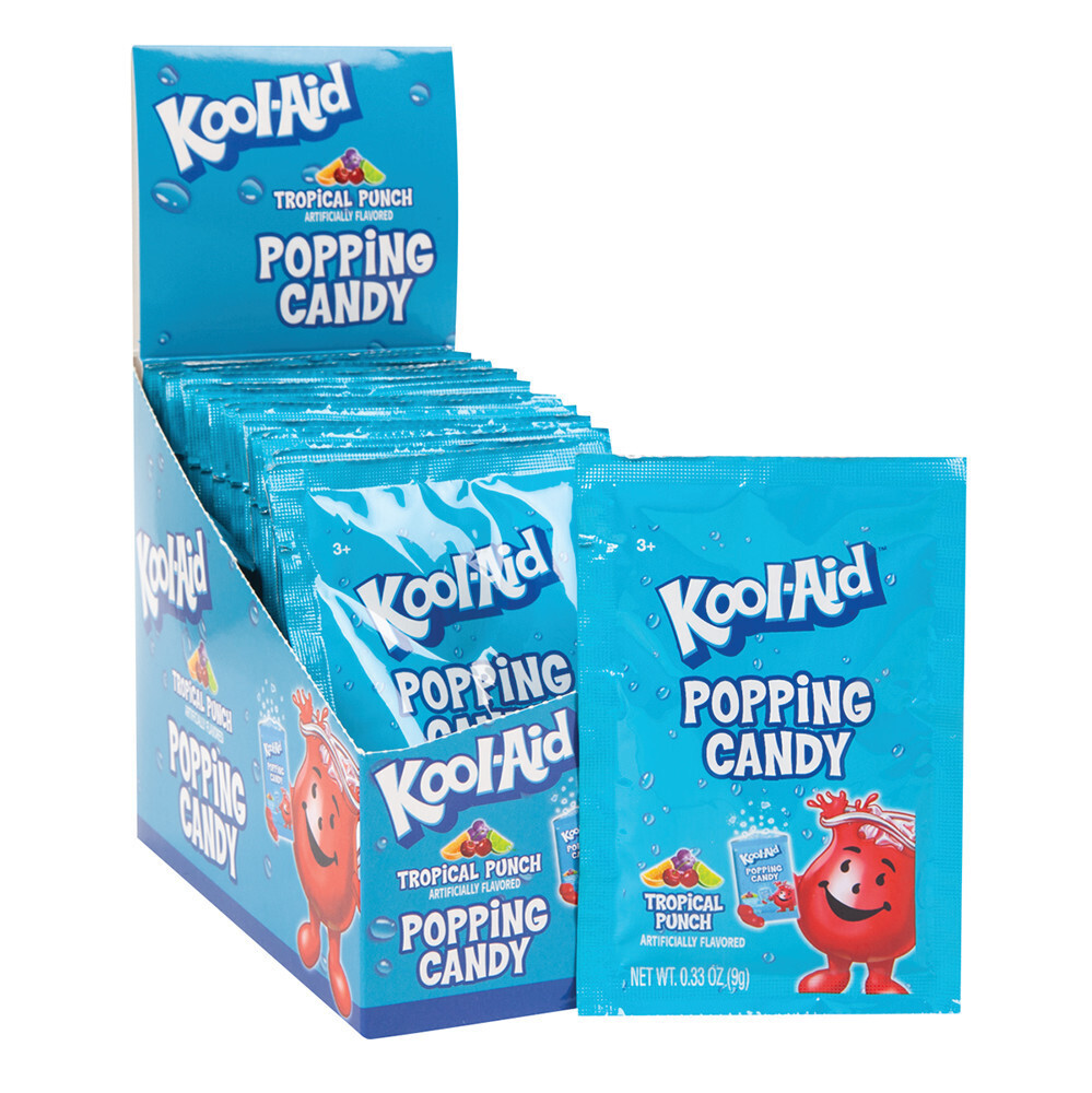 Kool-Aid POPPING CANDY TROPICAL PUNCH ARTIFICIALLY (20X9g)