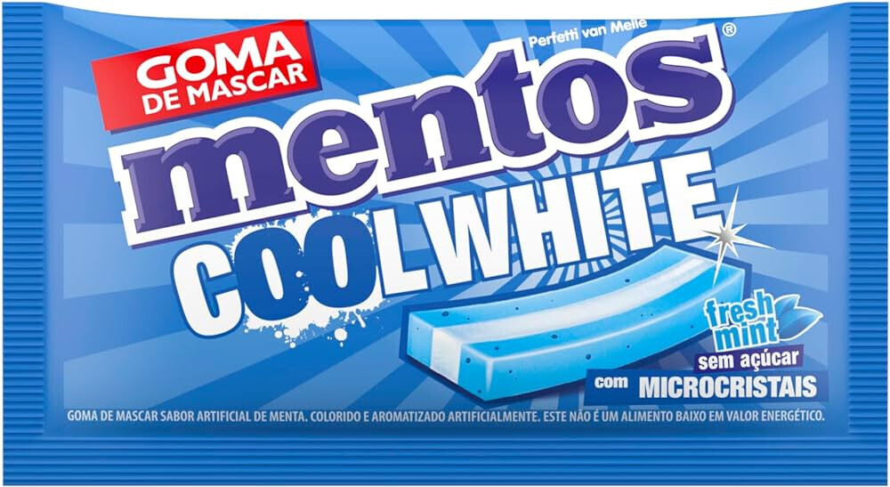 mentos COOL WHITE fresh mint 8,5g (12x5 x 1,7g)