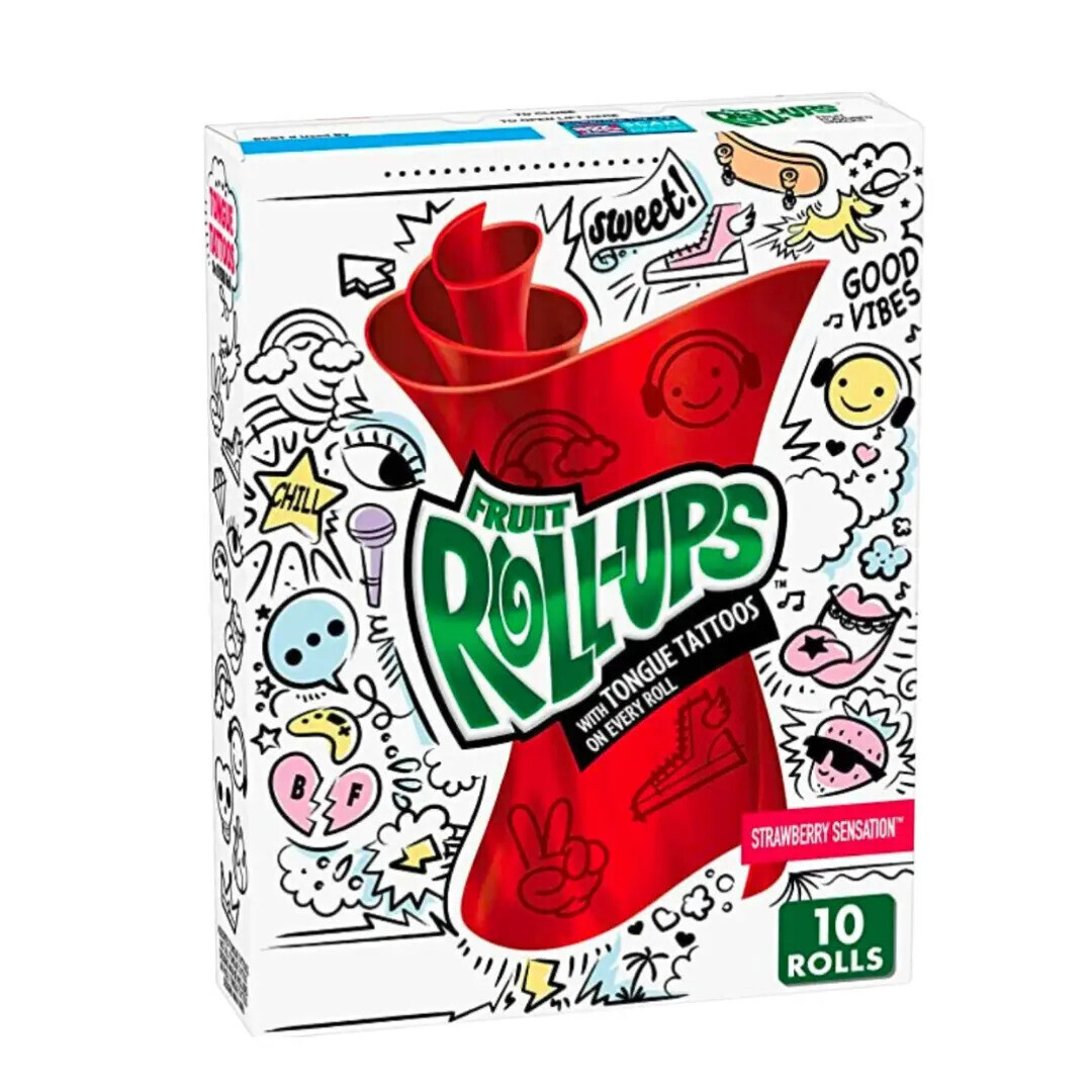 Fruit Roll-Ups Strawberry Sensation 10x141g