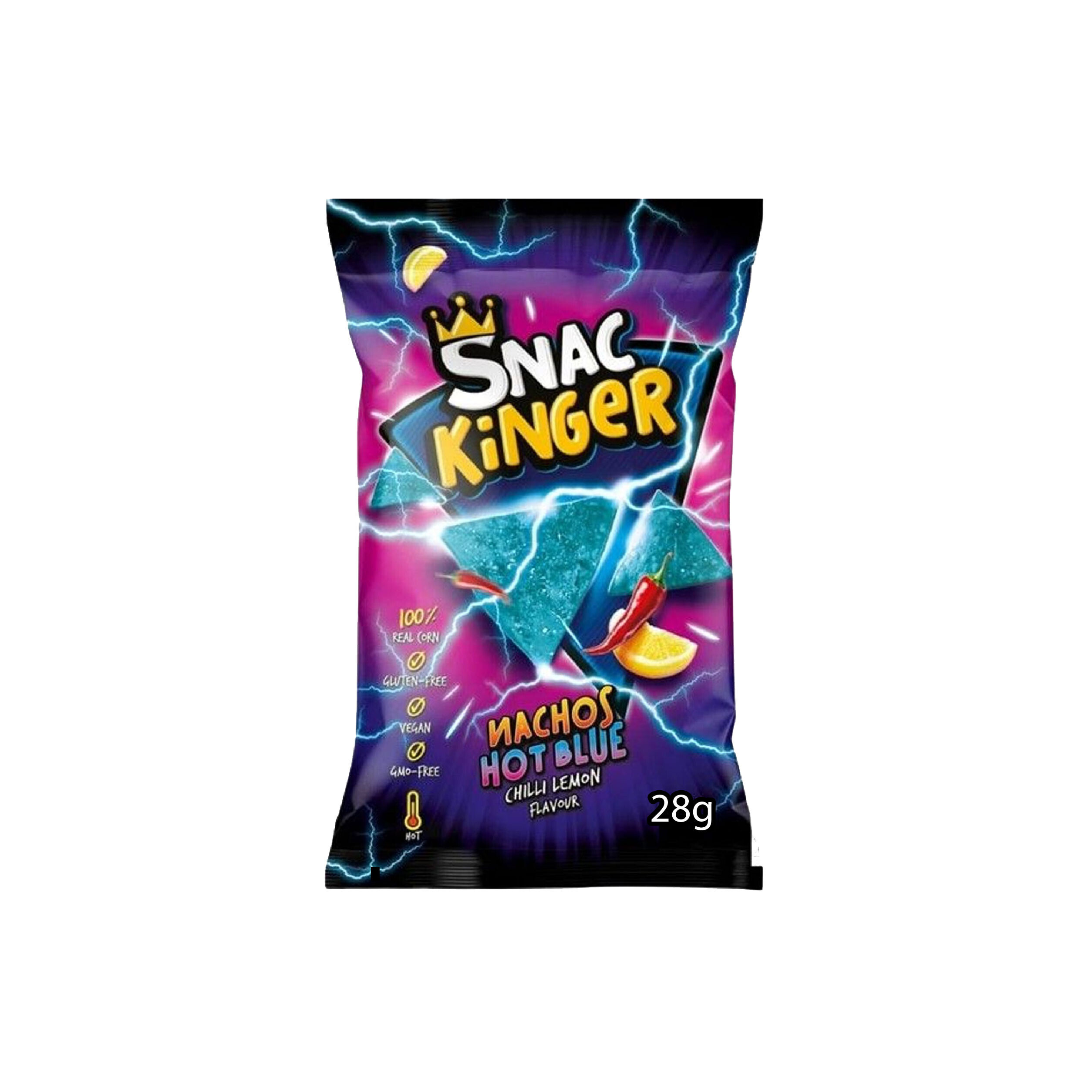 SnacKinger Nacho-Chips Hot Blue 26x28g