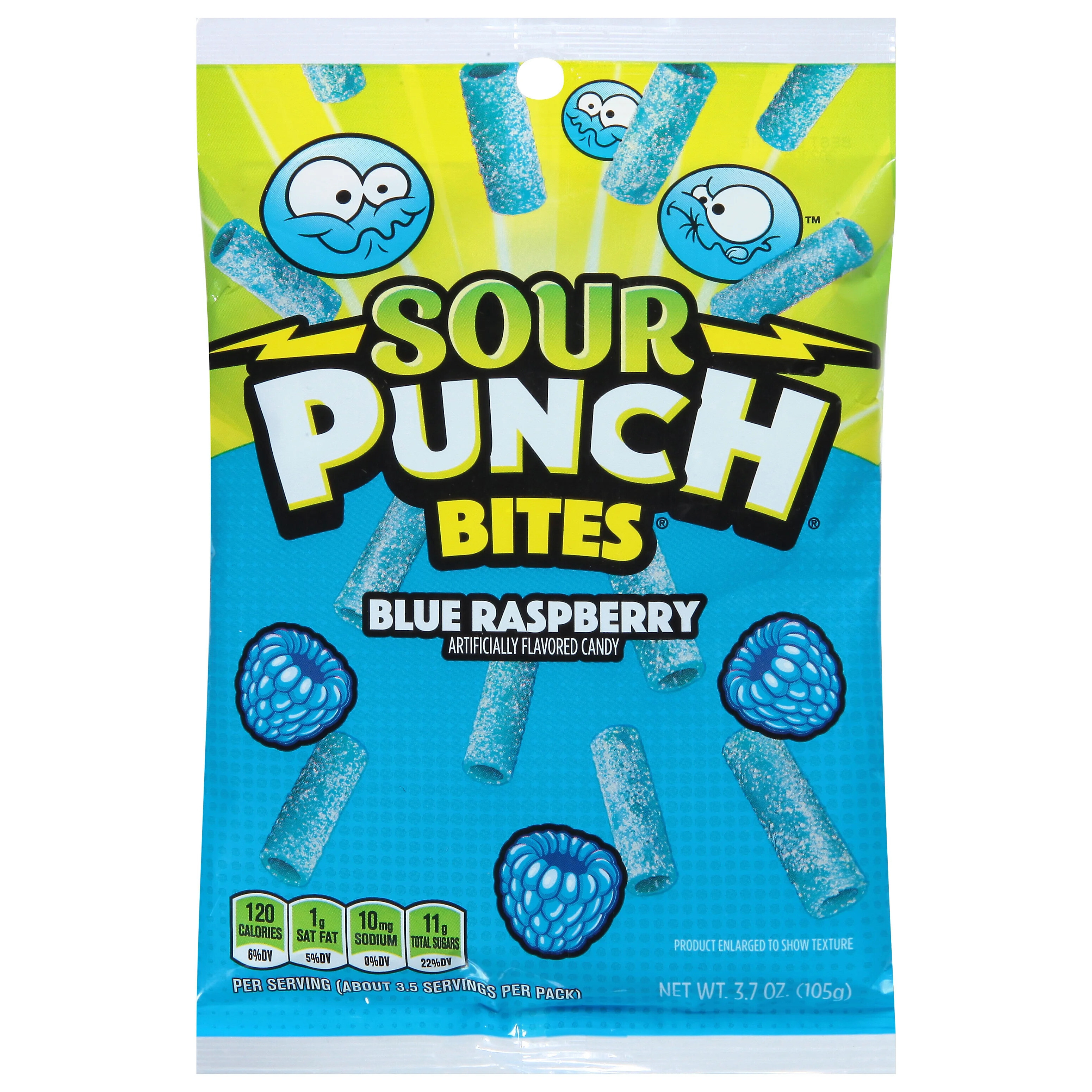 Sour Punch Bites Blue Raspberry (12x105g)