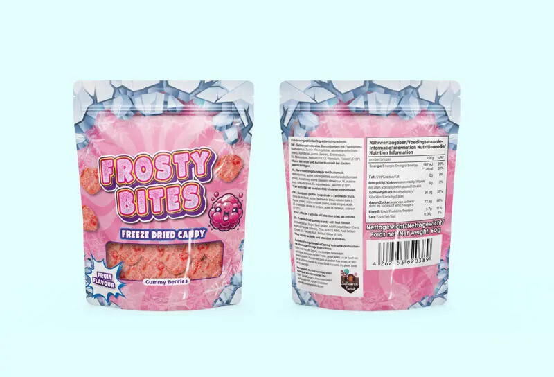 Frosty Bites Berry (Freezed Dried Candy) 24x50g