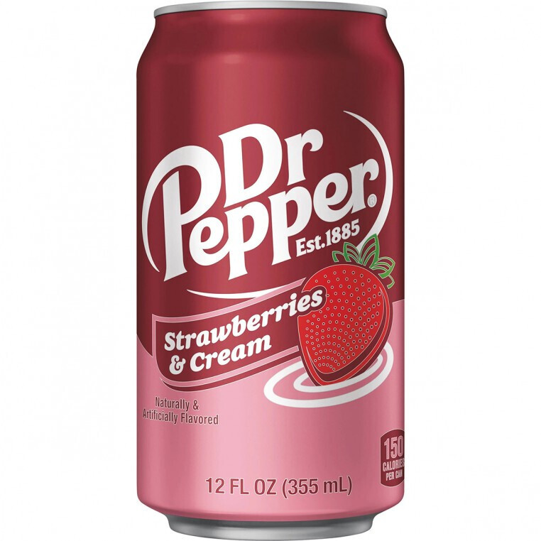 Dr Pepper Cream Fraise (12x355ml)