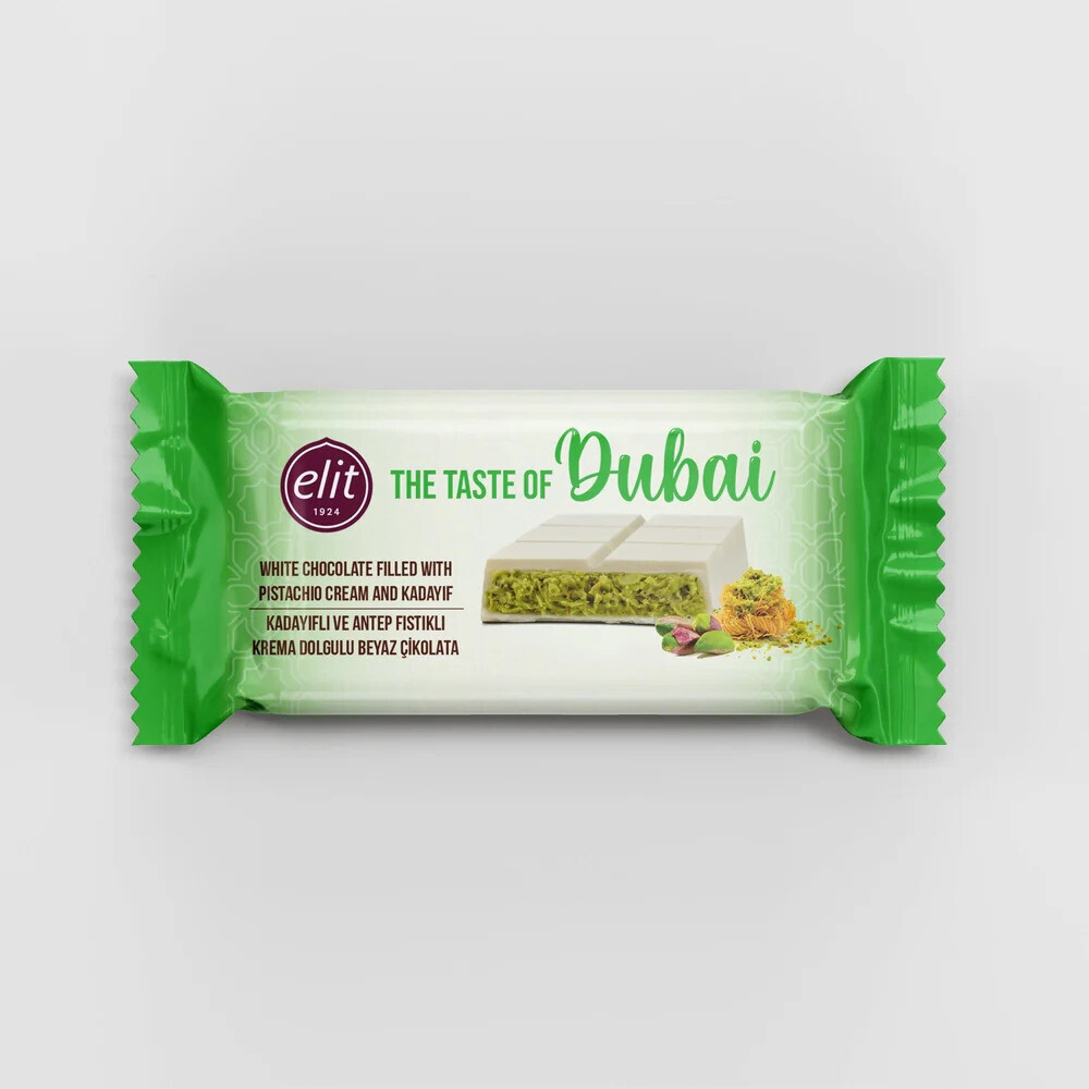 Elit Dubai Chocolate White (12x90g)