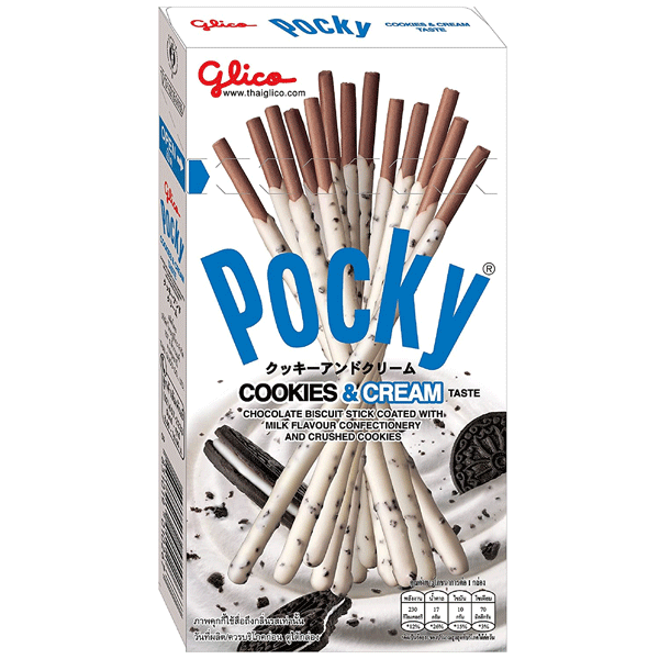 Pocky Cookie and Cream 10x40g