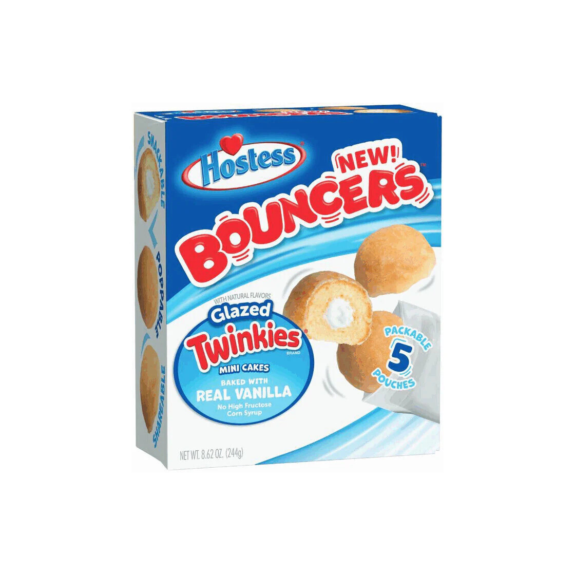 Hostess Bouncers Glazed Twinkies 6x244g