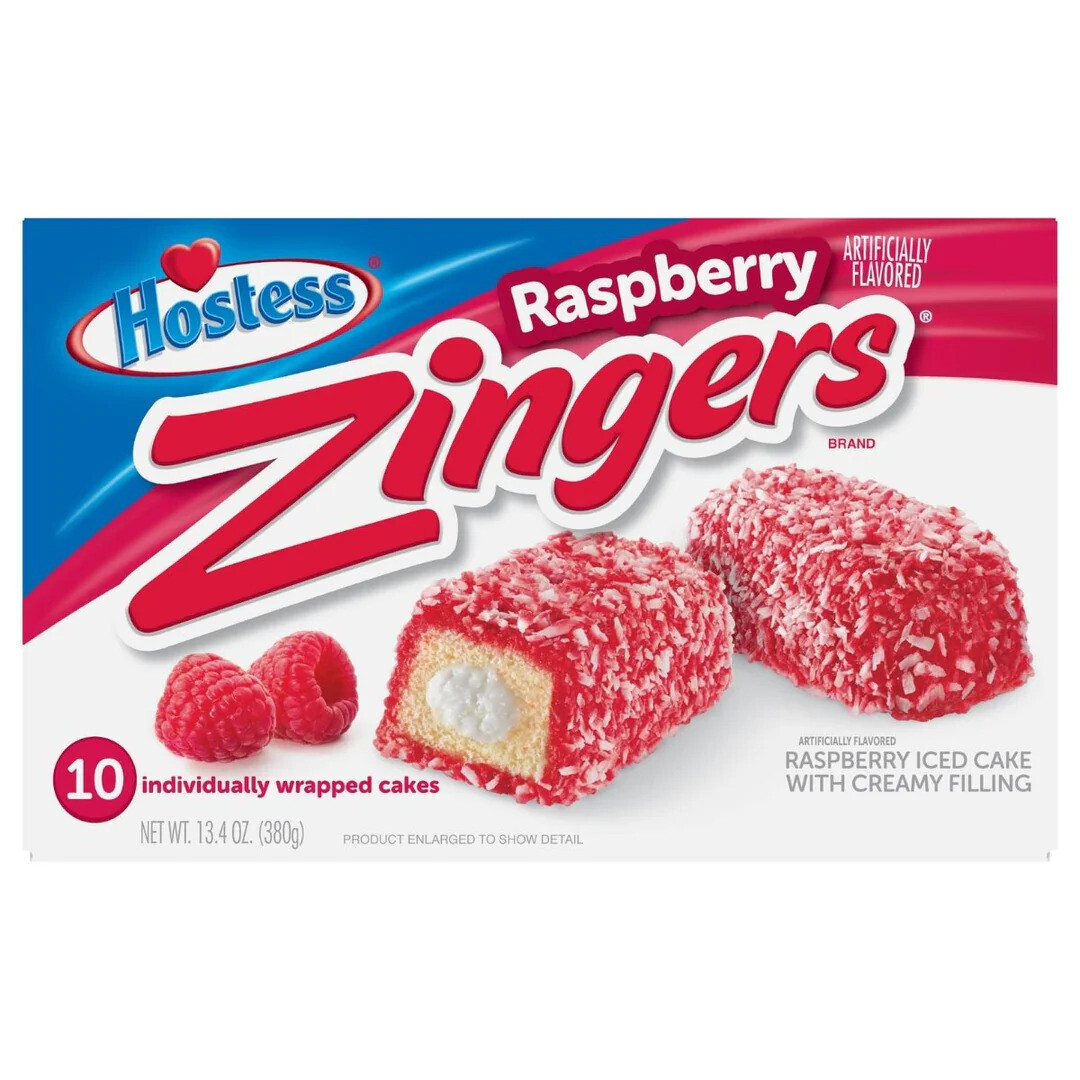 Hostess Zinger Raspberry 6x380g