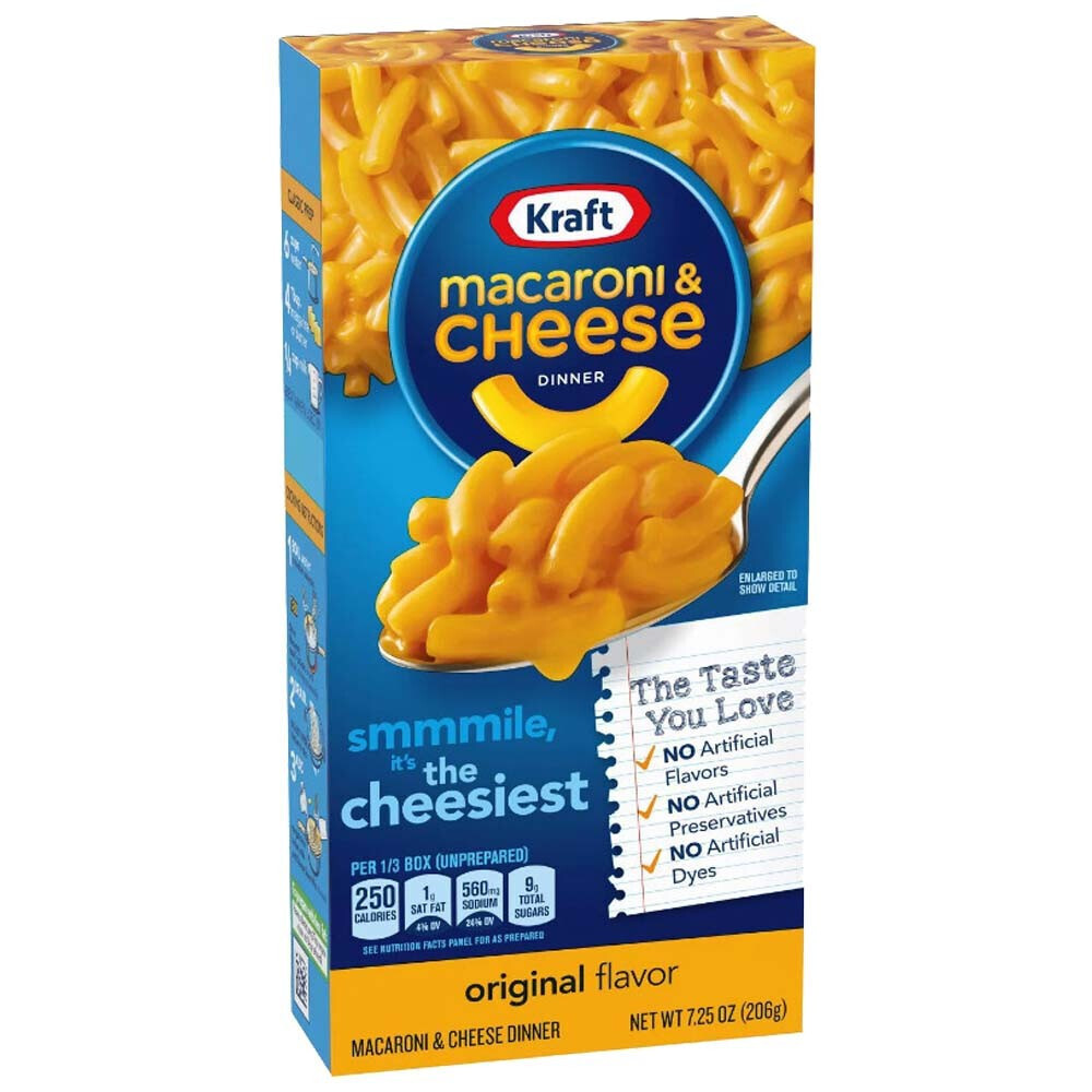 Kraft Macaroni & Cheese (18x206g)