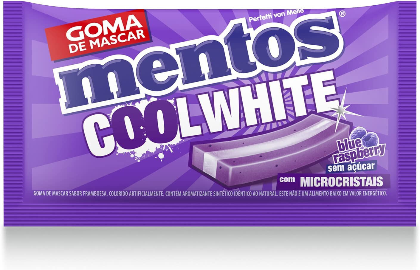 mentos COOL WHITE blue raspberry 8,5g (12x5 x 1,7g)