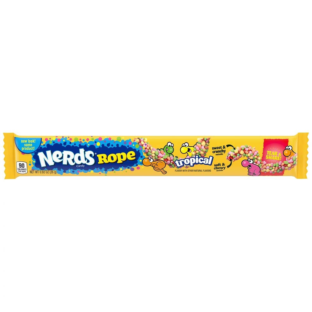 Nerds Candy Rope Tropical (24x26g)