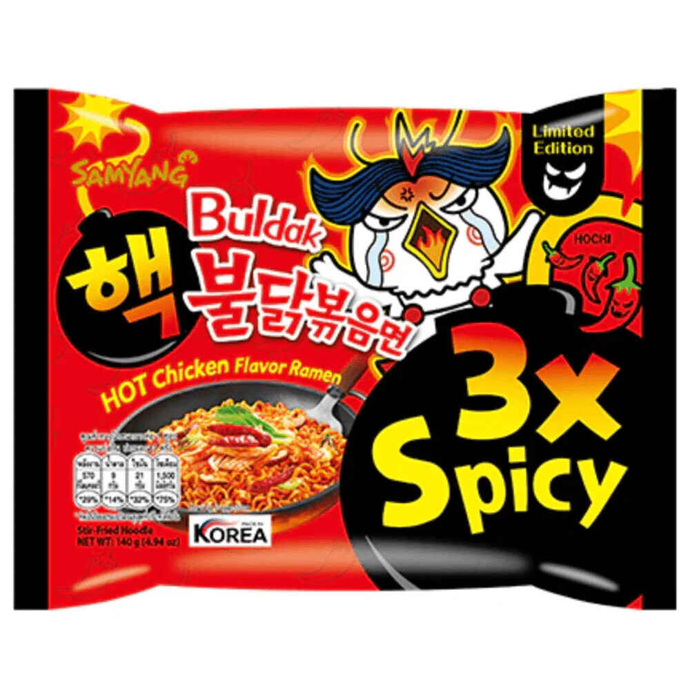 Samyang Buldak 3x Hot (40x140g)